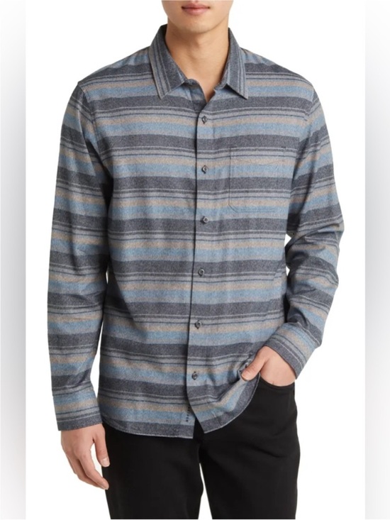 Travis Mathew Other - NWT Travis Mathew Cloud Flannel Stripe Shirt Men’s Size Large